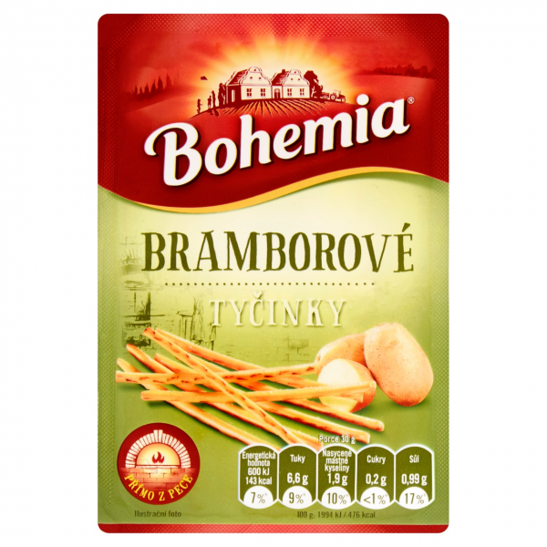 Bohemia Tyčinky bramborové - Kartoffel - Knabbersticks
