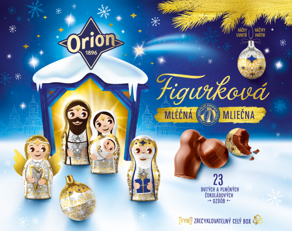 Orion Vánoční kolekce - figurky mléčná - Weihnachtskollektion - Milchfiguren