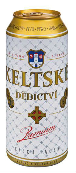 Keltské dědictví 5% světlý ležák pivo - leichtes keltisches Lagerbier