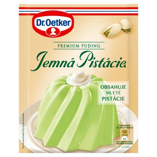 Dr. Oetker Premium Pudding Pistácíe - 3er Pack - Feine Pistazie