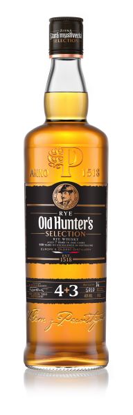 OLD HUNTER'S SELCTION 40% 0,7L - Traditional Czech 7YO RYE Whisky