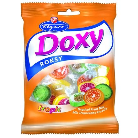 Doxy Roksy Tropic mix Bonbon mit Geschmack von tropischen Früchten