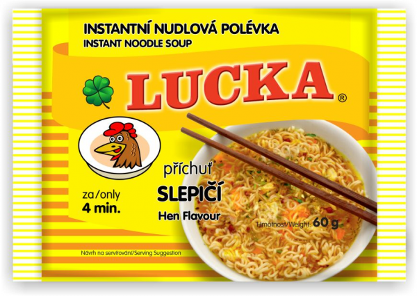 Lucka Polévka instantní nudlová slepičí - Lucka Instant Hühnernudelsuppe