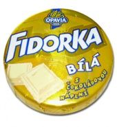 Fidorka Bílá Waffeltaler mit weißer Schokolade