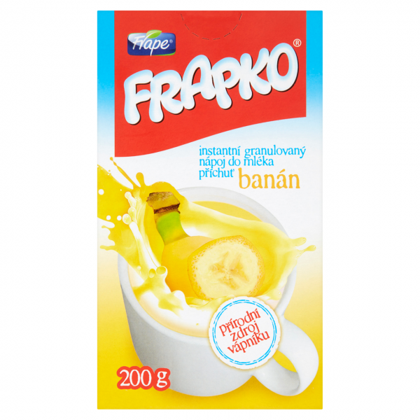Frape Frapko instantní nápoj banánový s vlákninou - Instant-Bananengetränk mit Ballaststoffen