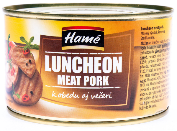 Hamé Luncheon meat hotové jídlo - Hamé Fleisch Fertiggericht